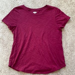 Old Navy Maroon T-Shirt